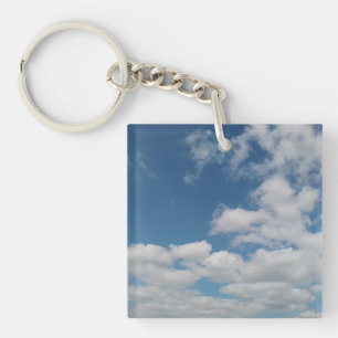 Eine Abdeckung von sanften, squidgischen Wolken Schlüsselanhänger
