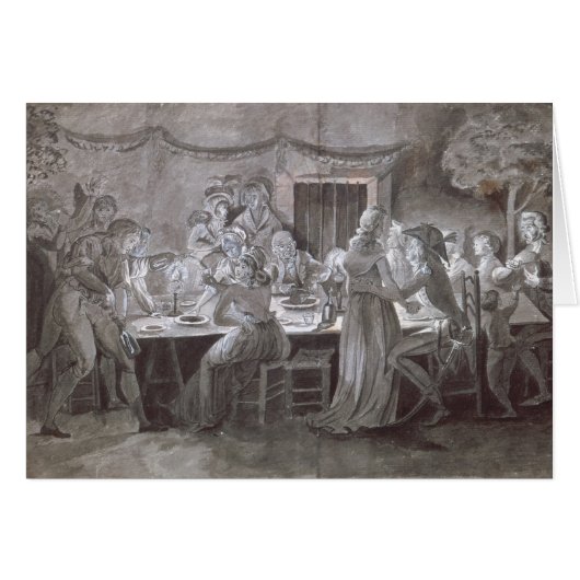 Eine Abends-Hochzeits-Mahlzeit (Vorderseite (Horizontal))