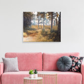 Eine Abholzung im Wald Leinwanddruck (Insitu (Wohnzimmer))