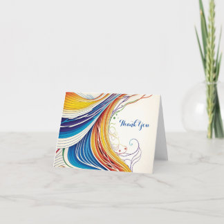 Eine Abstrakte Dankeskarte Feiertagskarte