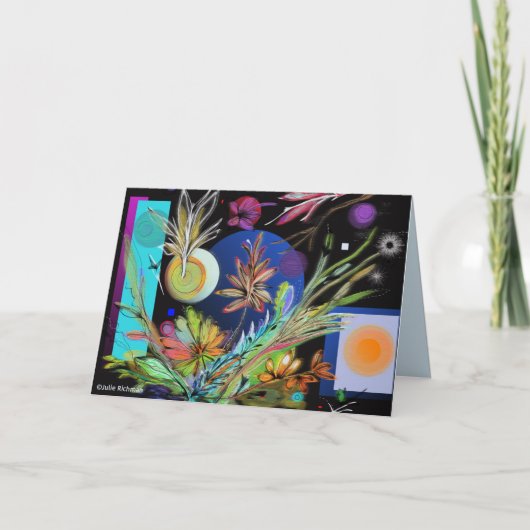 Eine Abstrakte emotionale Sympathiekarte Karte (Vorderseite)