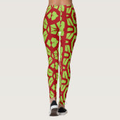 Eine abstrakte, farbenfrohe Leggings "Ratti_Creati (Rückseite)