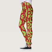 Eine abstrakte, farbenfrohe Leggings "Ratti_Creati (Links)