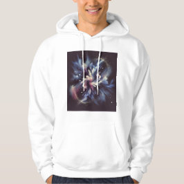 Eine abstrakte Galaxie, die das Geheimnis der Hoodie