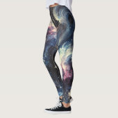 Eine abstrakte Galaxie, die das Geheimnis der Leggings (Links)