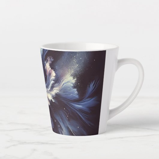 Eine abstrakte Galaxie, die das Geheimnis der Milchtasse (Rechts)