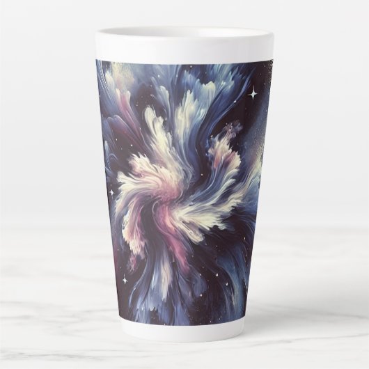 Eine abstrakte Galaxie, die das Geheimnis der Milchtasse (Vorderseite)