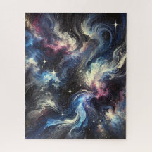 Eine abstrakte Galaxie, die das Geheimnis der