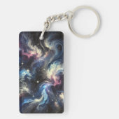 Eine abstrakte Galaxie, die das Geheimnis der Schlüsselanhänger (Rückseite)