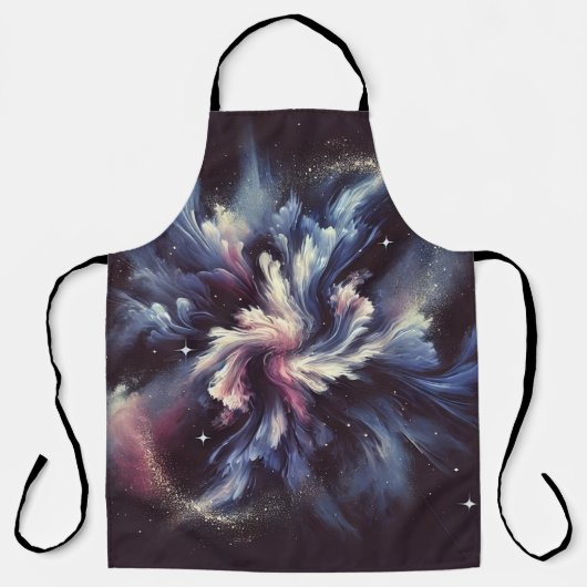 Eine abstrakte Galaxie, die das Geheimnis der Schürze (Vorderseite)