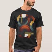 Eine abstrakte geometrische T-Shirt (Vorderseite)