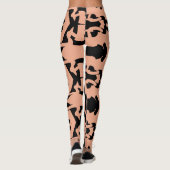 Eine abstrakte Leggings "Ratti_Creative_Arts" (Rückseite)
