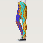 Eine abstrakte Leggings "Ratti_Creative_Arts" (Links)