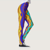 Eine abstrakte Leggings "Ratti_Creative_Arts" (Rechts)