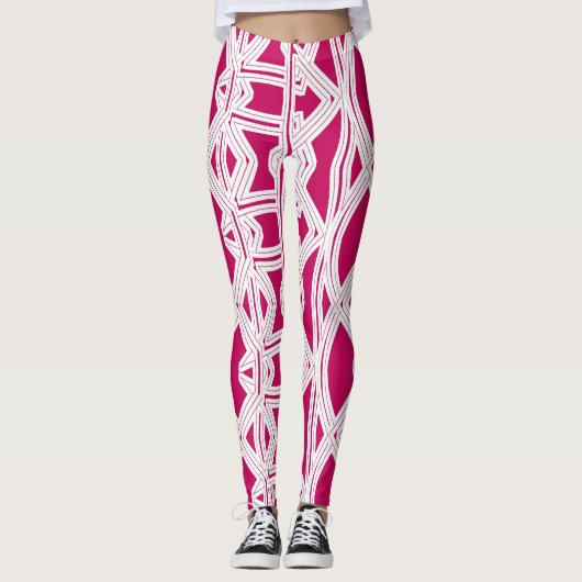 Eine abstrakte Leggings "Ratti_Creative_Arts" (Vorderseite)