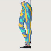 Eine abstrakte Leggings "Ratti_Creative_Arts" (Links)