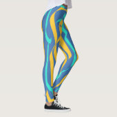 Eine abstrakte Leggings "Ratti_Creative_Arts" (Rechts)