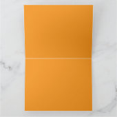 Eine abstrakte Mischung aus Orange, Rot und Gel Karte (Innenseite)