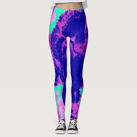 Eine abstrakte "Ratti_Creative_Arts"-Legierung Leggings (Vorderseite)
