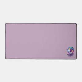 Eine Abwärtsfahrt Ski Schreibtischunterlage