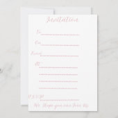 Eine adorable Elephant-Abbildung 3 Einladung (Rückseite)