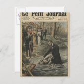 Eine adventistische Taufe im La Marne Postkarte (Vorne/Hinten)