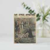 Eine adventistische Taufe im La Marne Postkarte (Stehend Vorderseite)