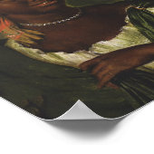 Eine afrikanische Frau - Willem van Mieris Poster (Ecke)