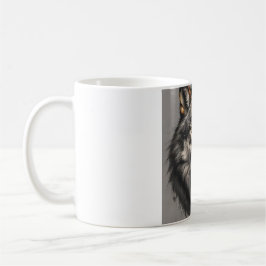 Eine aggressive Wolf-Tasse Kaffeetasse