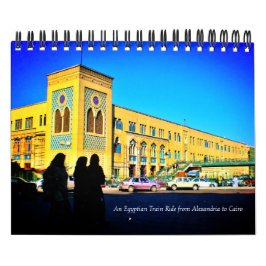 Eine ägyptische Zugfahrt von Alexandria nach Kairo Kalender