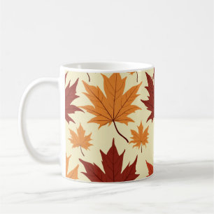 eine Ahornmuster-Tasse Kaffeetasse