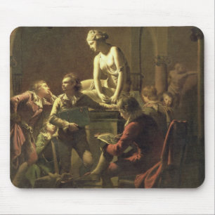 Eine Akademie durch Lamplight, c.1768-69 (Öl auf Mousepad