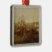 Eine Aktion zwischen Spanisch-Schiffen und Silbernes Ornament (Rechts)