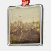 Eine Aktion zwischen Spanisch-Schiffen und Silbernes Ornament (Links)