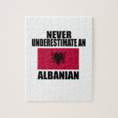 Eine Albanerin wird nie unterschätzt Puzzle (Vertikal)