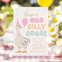 Eine Alberne Gans 1. Geburtstag Party Frühjahr Geb