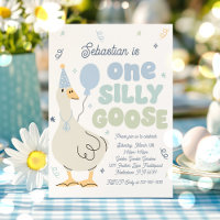 Eine Alberne Gans 1. Geburtstag Party Frühjahr Geb