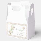 Eine Alberne Gans, Balloons, Retro Gingham Gefälli Geschenkschachtel (Geöffnet)