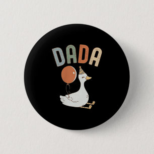 Eine Alberne Gans Dada Funny 1. Geburtstag Fami Button