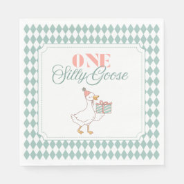 Eine alberne Gans Dessertserviette Serviette
