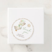 EINE Alberne Gans, Pink Gingham, Retro Gefallen Ta Geschenkanhänger (Beispiel)