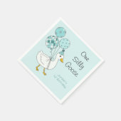 Eine alberne Gans Servietten (Ecke)