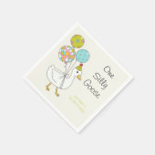 Eine alberne Gans Servietten (Ecke)