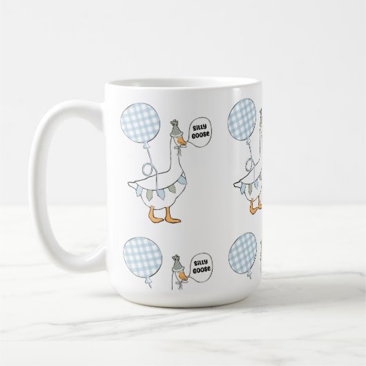 Eine Alberne Gänse-Tasse Kaffeetasse (Links)