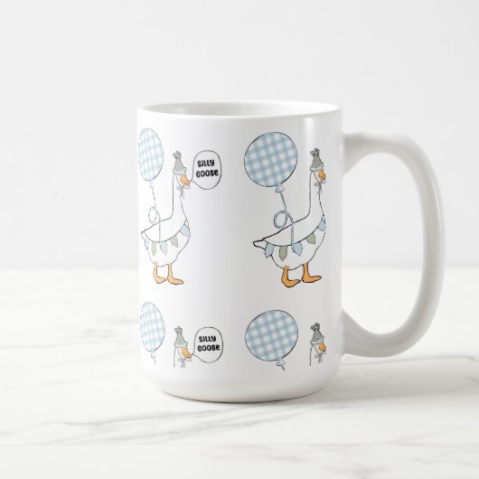 Eine Alberne Gänse-Tasse Kaffeetasse (Rechts)