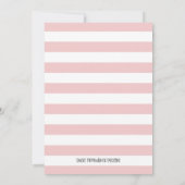 Eine Alberne Gänse zum ersten Geburtstag Einladung (Rückseite)