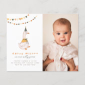 Eine Alberne Gänsebudget Foto erste Geburtstagspar (Vorderseite)