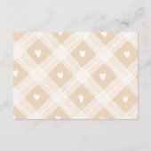 Eine Alberne Gänsedusche Begleitkarte (Rückseite)