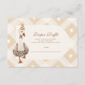 Eine Alberne Gänsedusche Begleitkarte (Vorderseite)