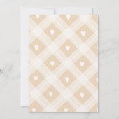 Eine Alberne Gänsedusche Einladung (Rückseite)